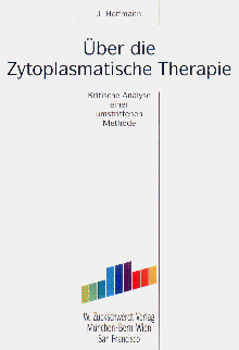 Über die Zytoplasmatische Therapie Cover