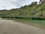 Suspension Bridge at Maori Beach