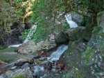 Sharplin Falls at the base of Mt Somers